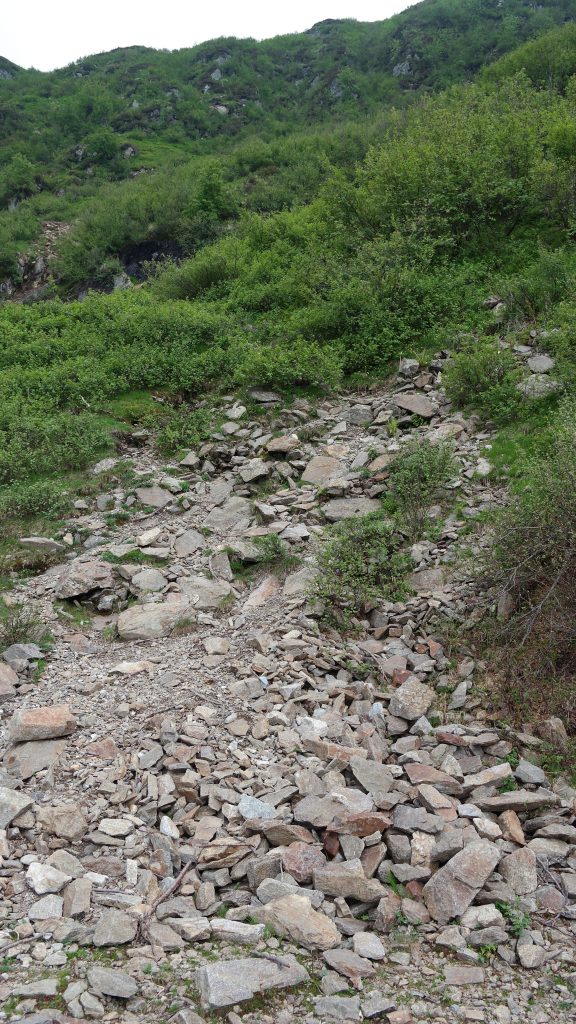 Swathe of erosion...