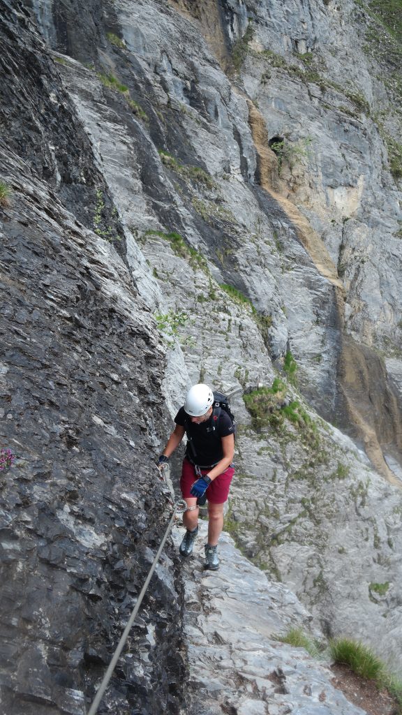 Precarious pathway - Klettersteig Pinut