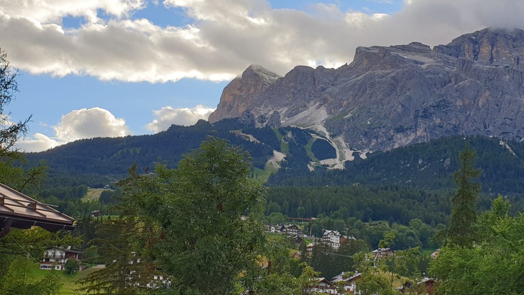 Tofane di Rozes - view from Cortina