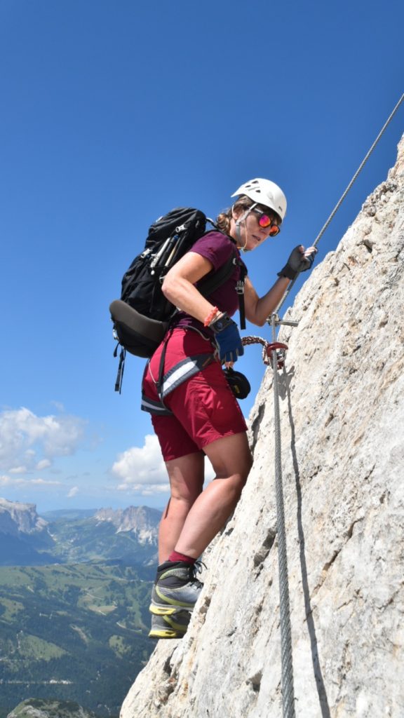 Barbara on the top section