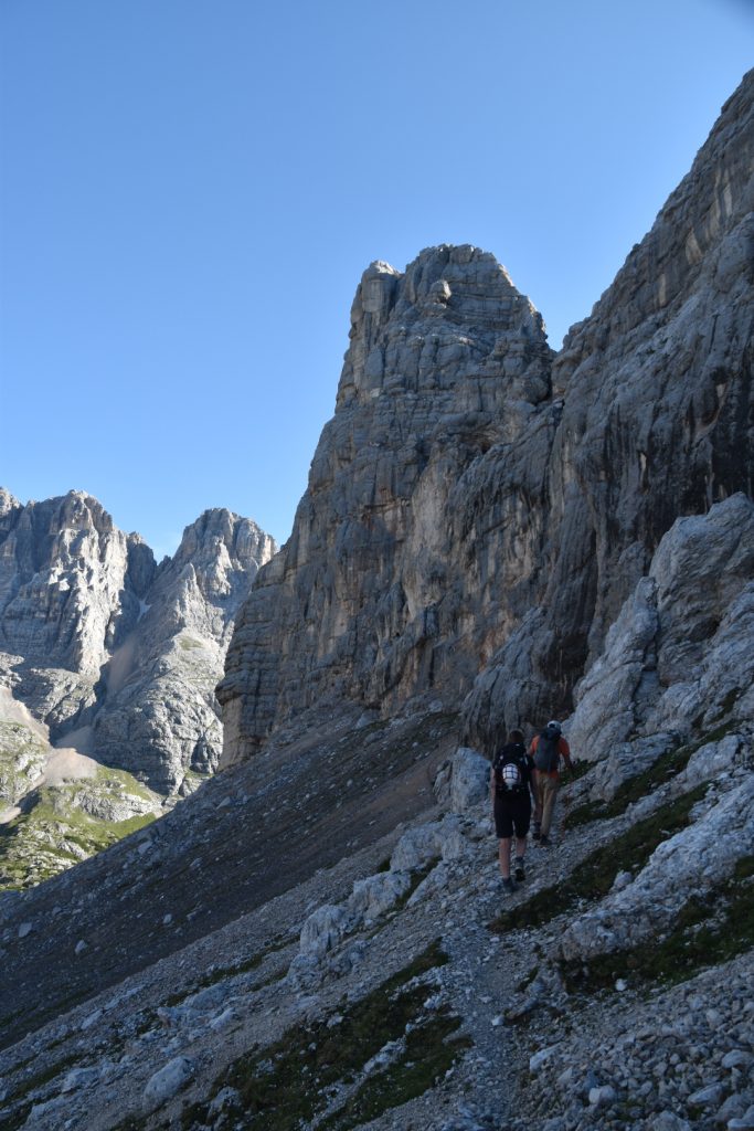 Approaching the Tower of Sabbioni