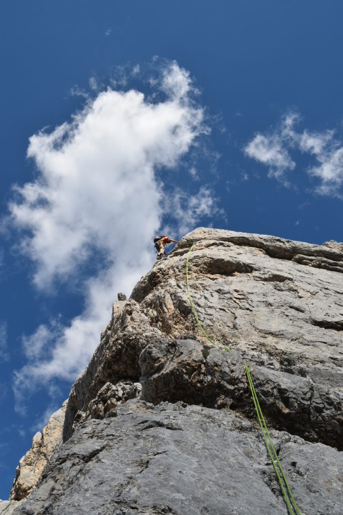 Alessandro on the final pitch - Tower of Sabbioni
