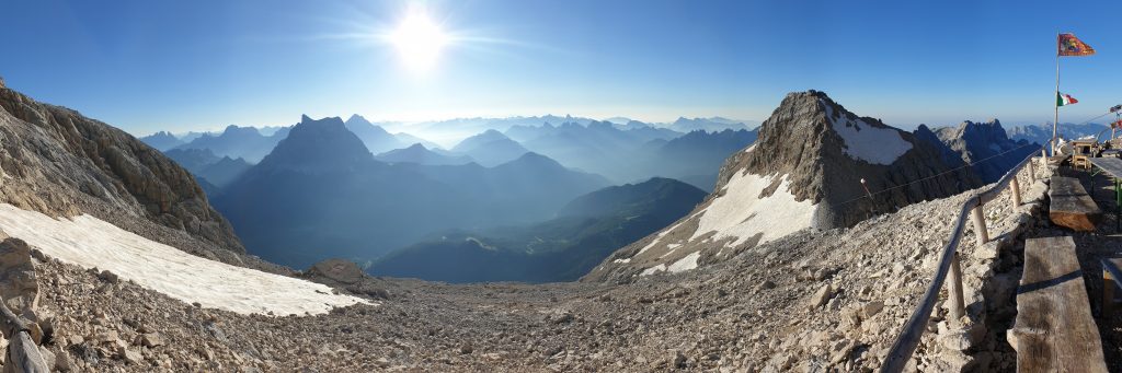 Early morning from Rifugio Torrani