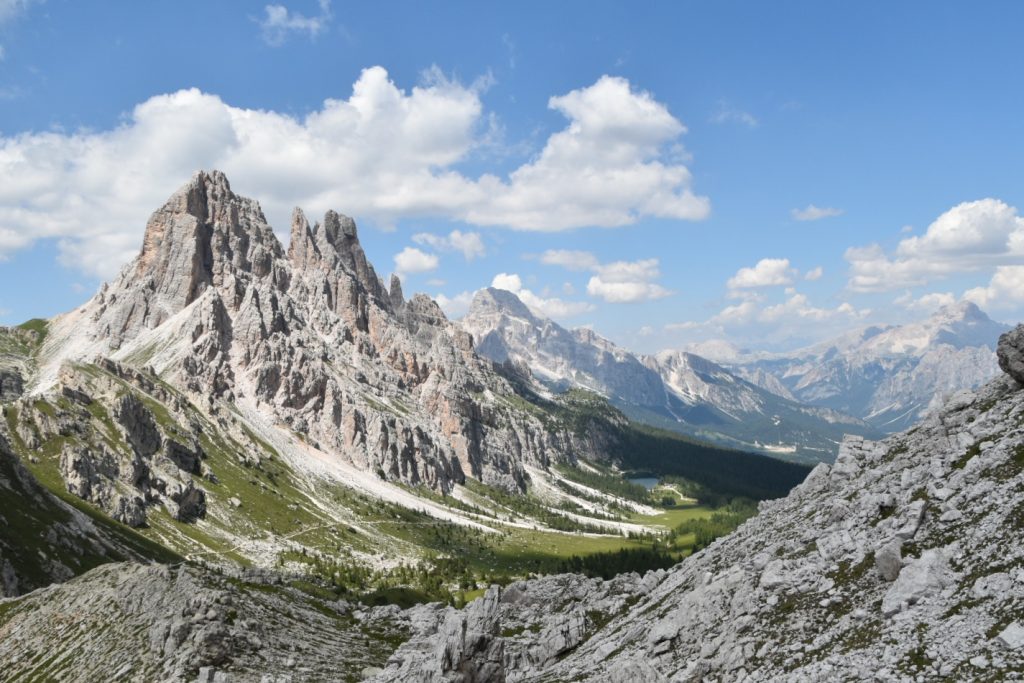 Croda da Lago from Forcella Ambrizzola