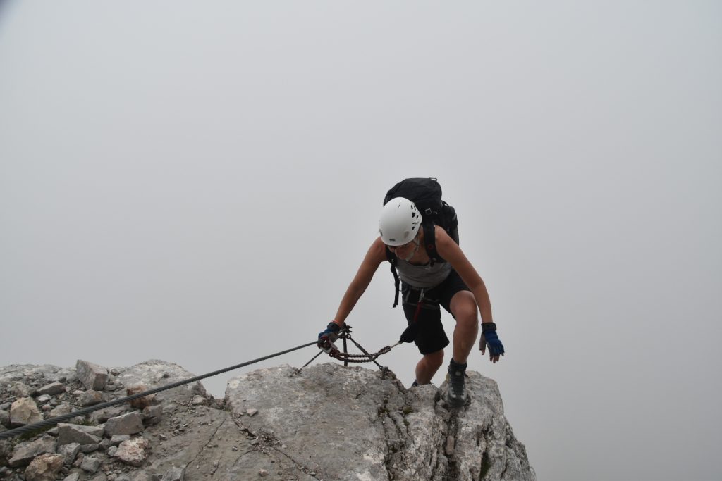 Another stage of via ferrata Alleghesi completed