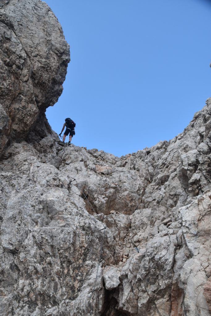 Disappearing into the blue