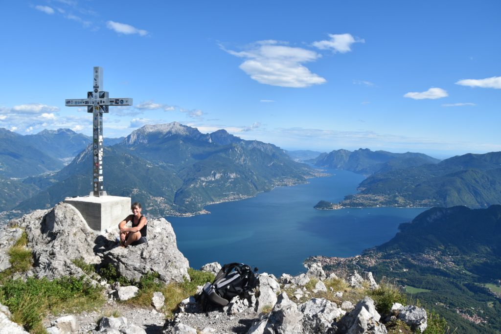 View from the top of Monte Grona