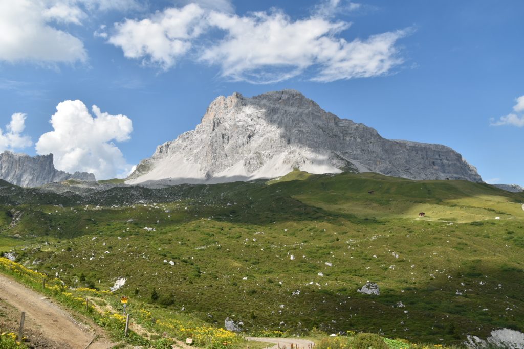 View back towards Sulzfluh