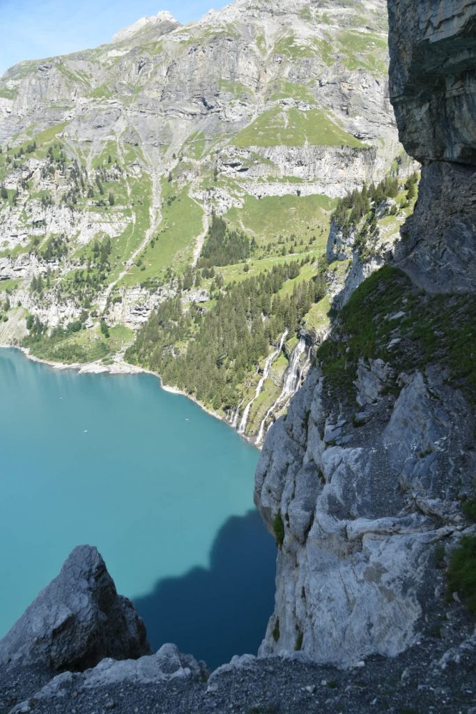 Fründenschnur - high level path above Oeschinensee