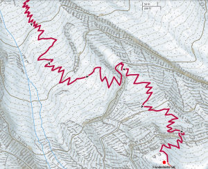 Map view of zig-zags...