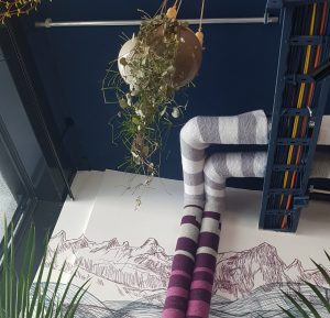 Even the pipes are decorated in Ella