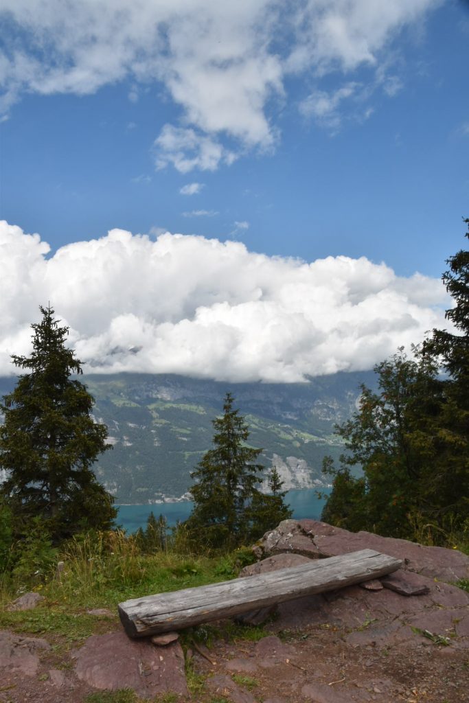 Walensee below; Churfirsten above