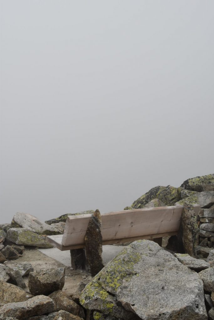 The Bergsee should be there... all in a fog!