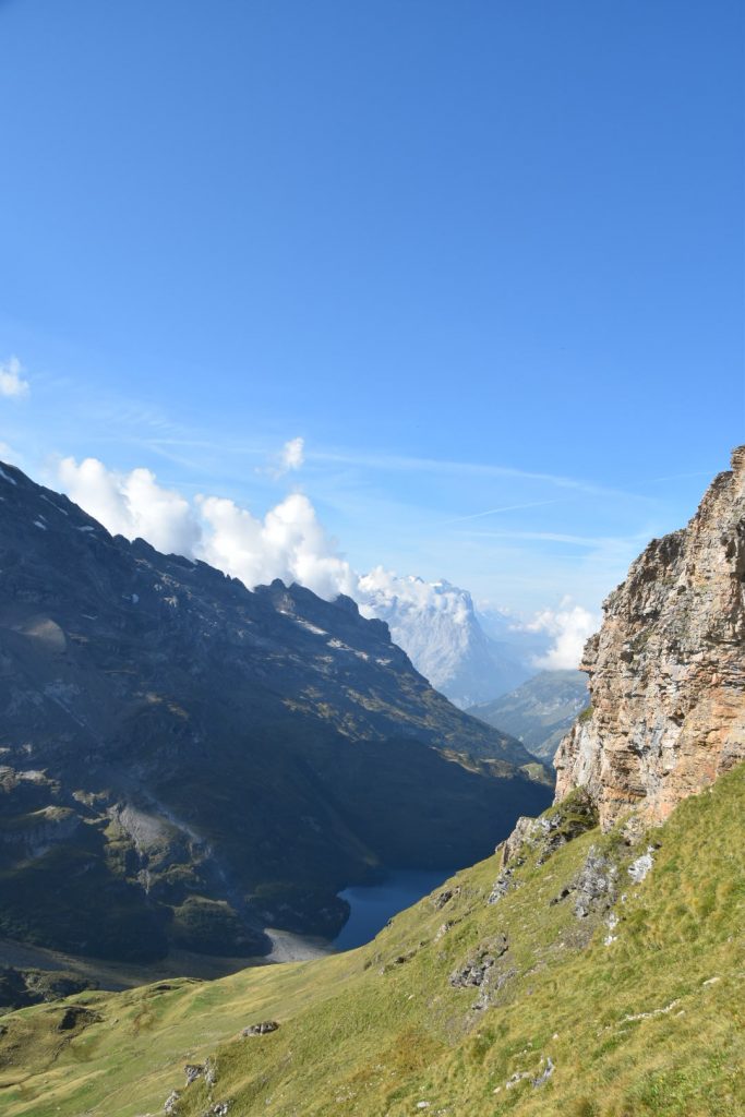 View down the valley