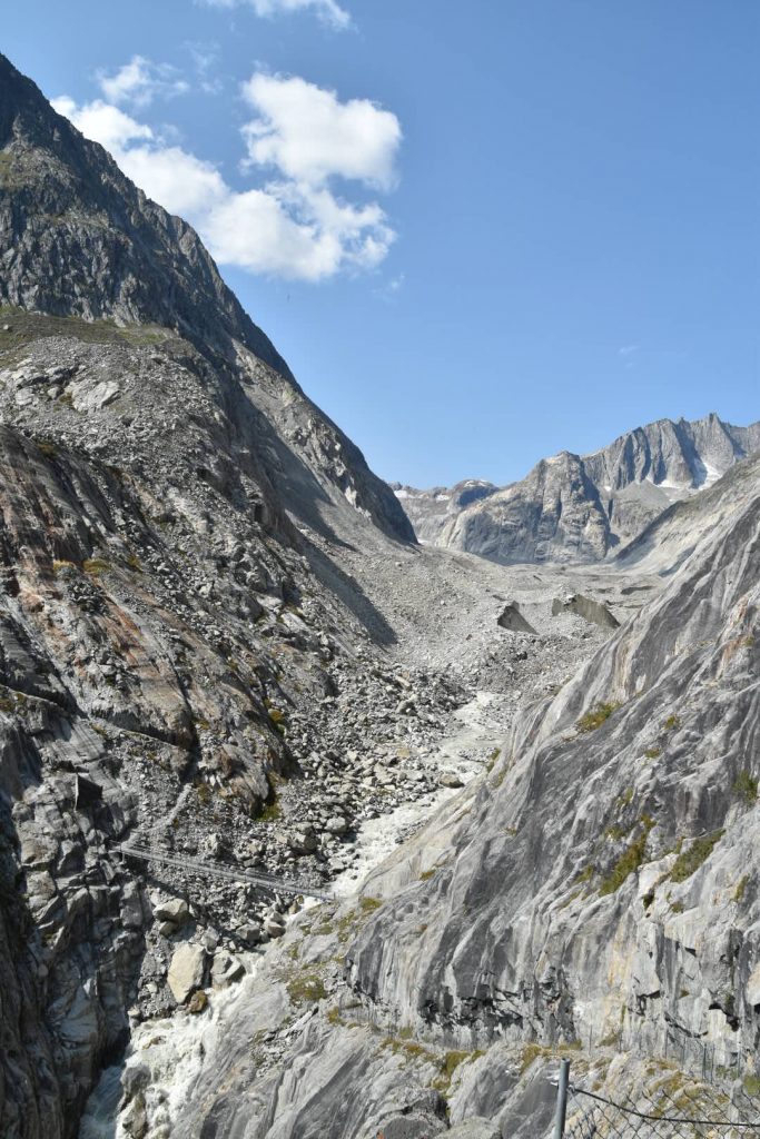 Glad we had this suspension bridge across the river...