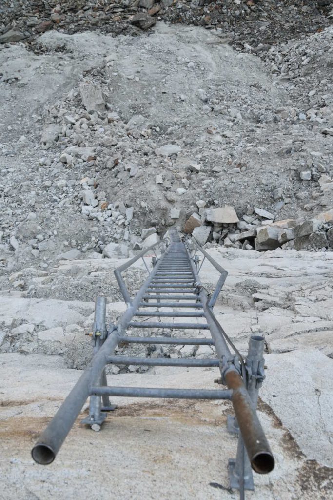 Glad someone put this ladder here... the 200m climb down to the valley floor made easier