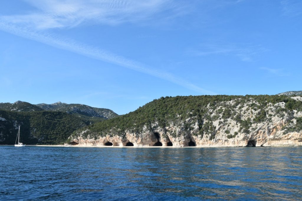 The caves at Cala Luna