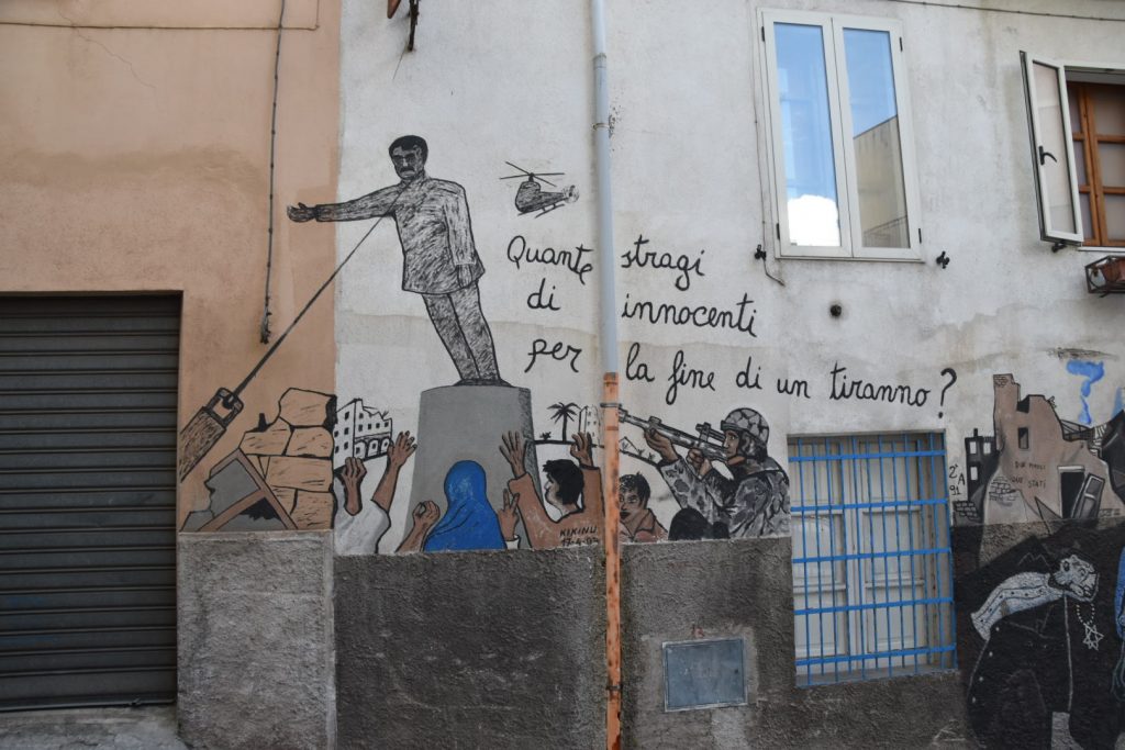 Saddam Hussein is toppled