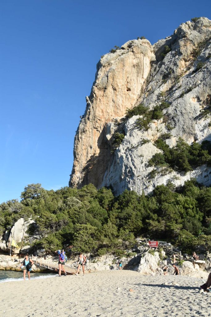 Climber's playground on Cala Luna