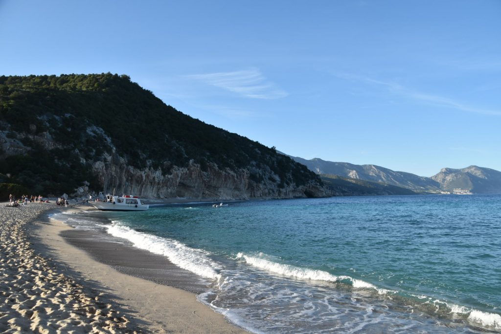 Ferry landing at Cala Luna