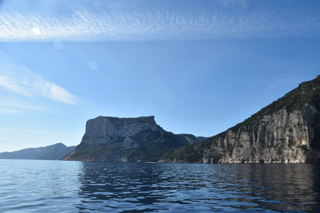 Sailing Sardinia's Eastern coastline - approaching Cala Goloritzé
