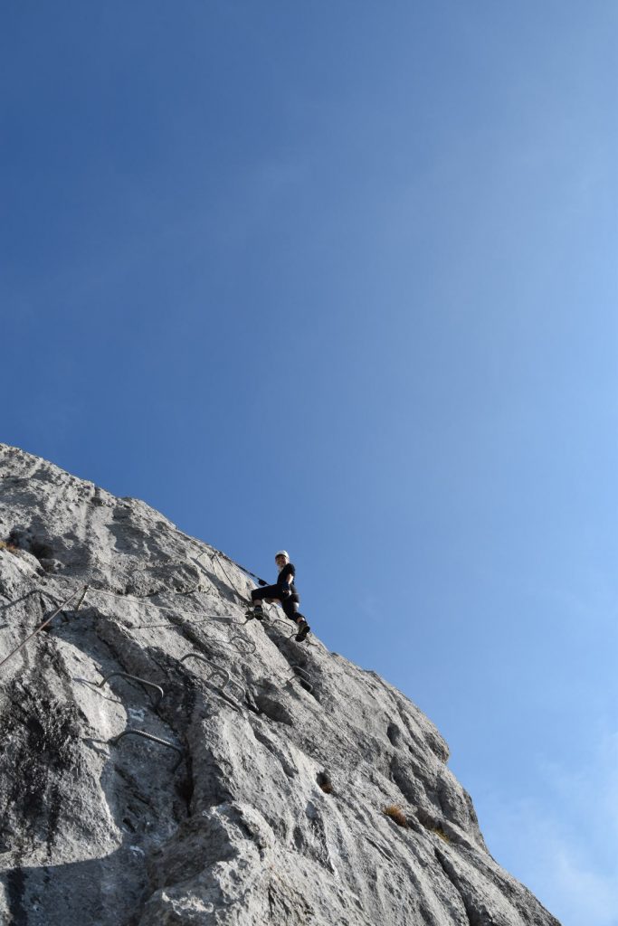 Ascending Rigidalstock's superb via ferratas