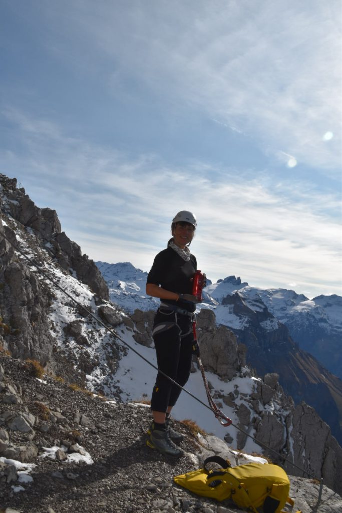 Quick breather before we tackle the Adleraugenloch