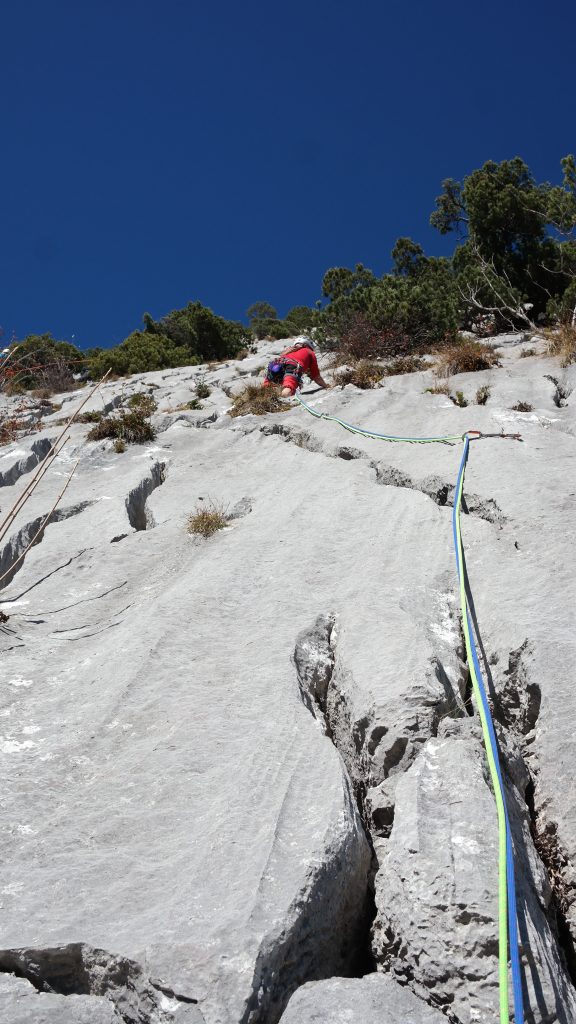 Climbing at Brüggler
