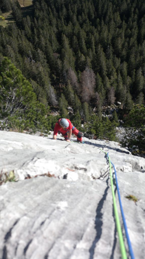 Steep vertical walls with great crack system