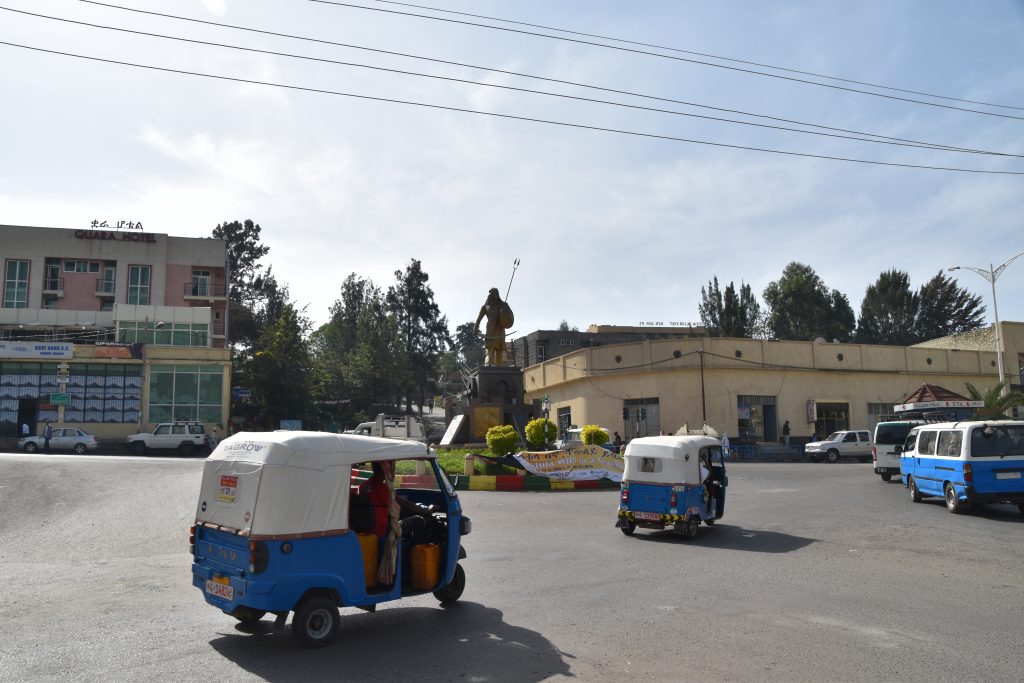 The centre of Gondar, where I recovered from a stomach bug while on my journey from Platberg to Kilimanjaro