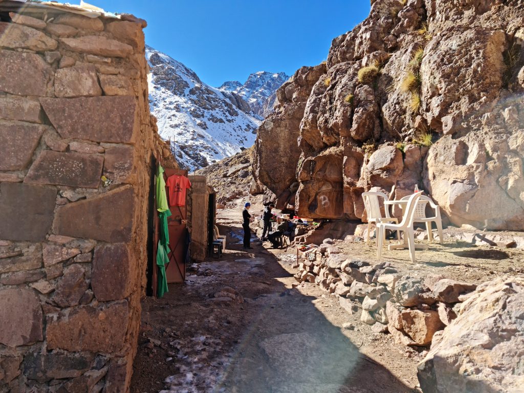 The 'roadside café' on the way to Jbel Toubkal