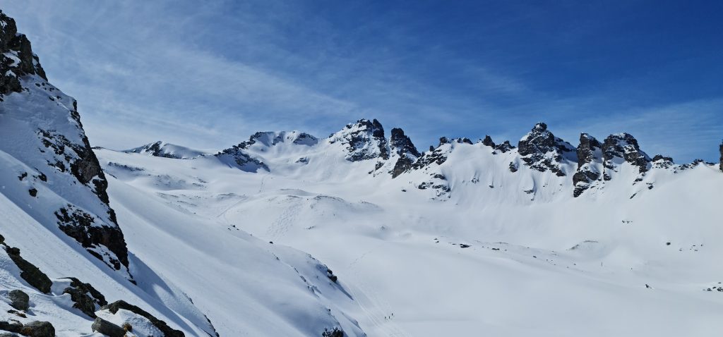 View across the Wildsee towards Pizol (left of picture)