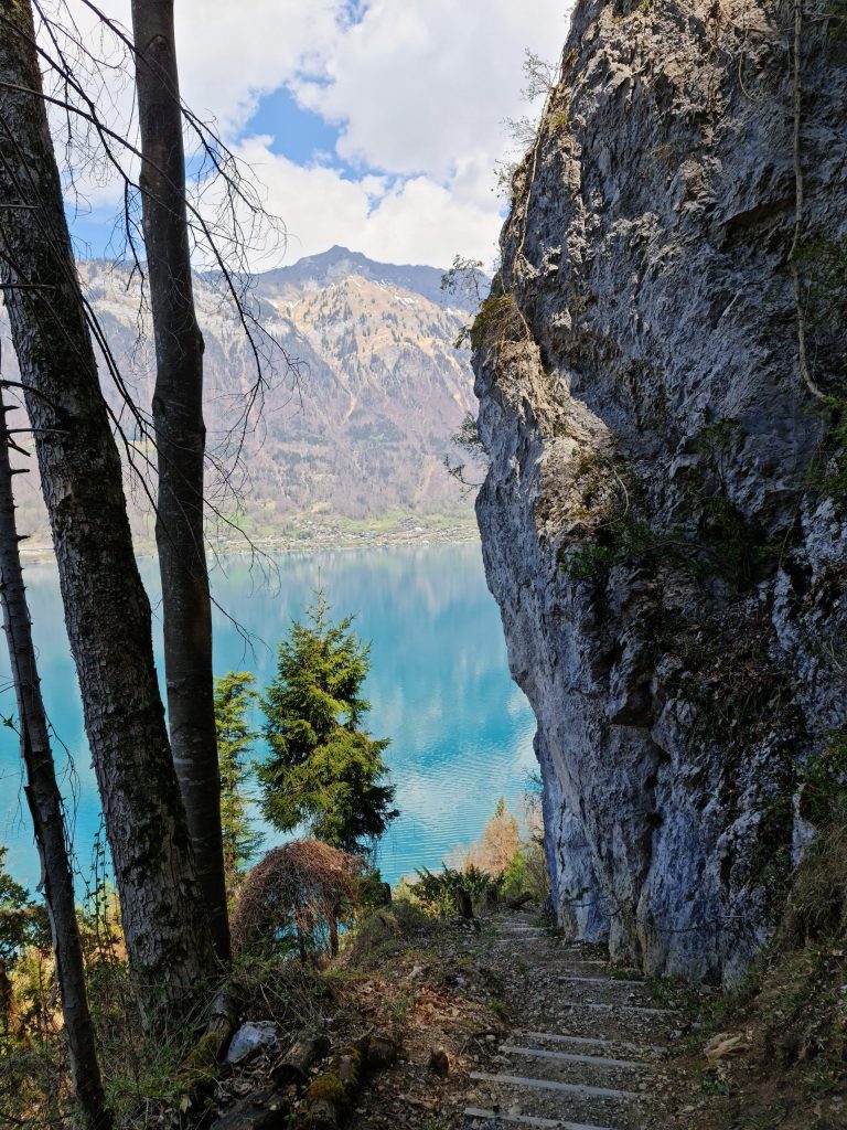 Brienzersee - view from the three waterfalls trail