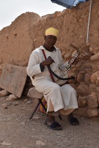 Ribab player at Aït Benhaddou