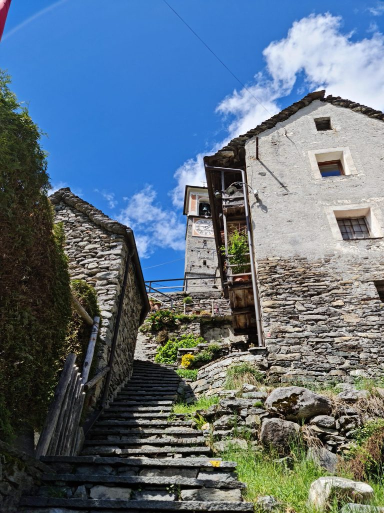 Quaint houses in Corippo